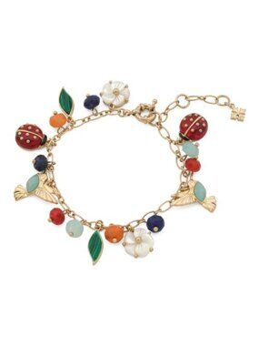 PATRICIA NASH Ladybug Mini Charm Bracelet